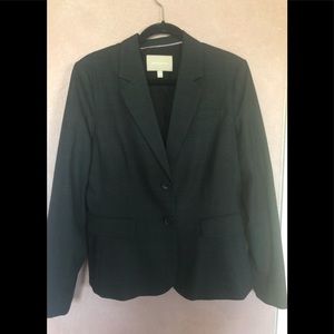 Banana Republic smart Gray and Black women’s business coat in size 14. New!